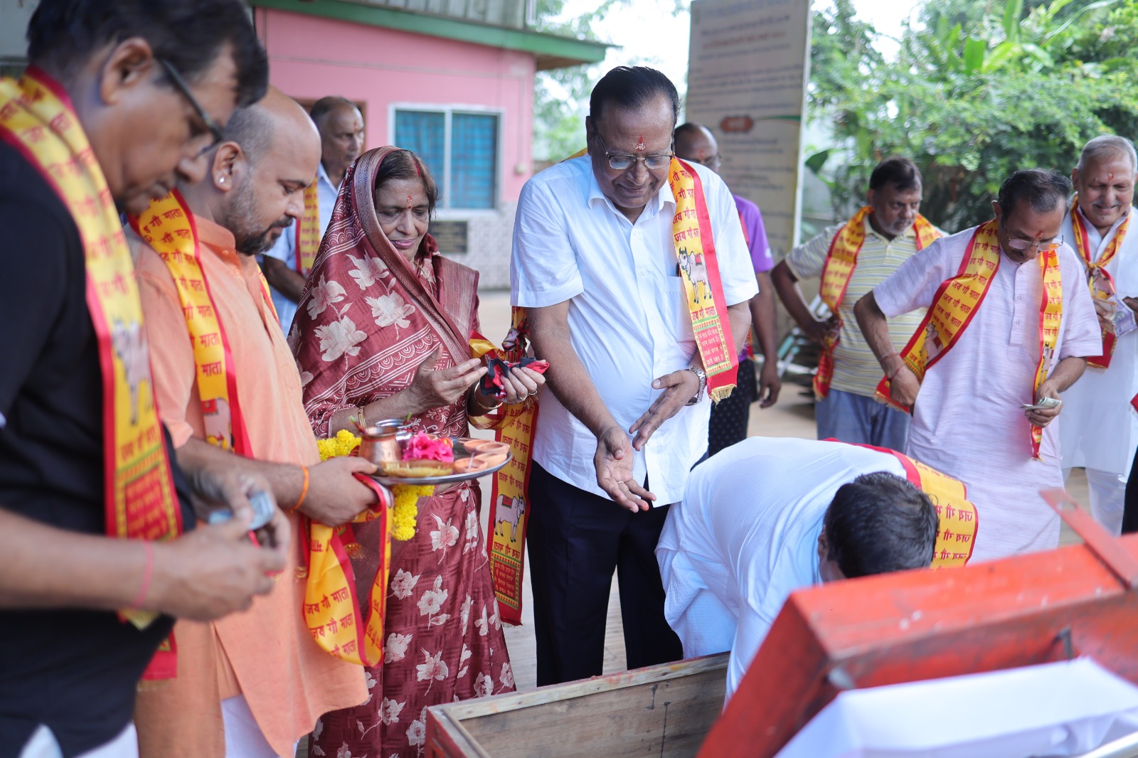 Sacred Puja with Aarti Offerings
