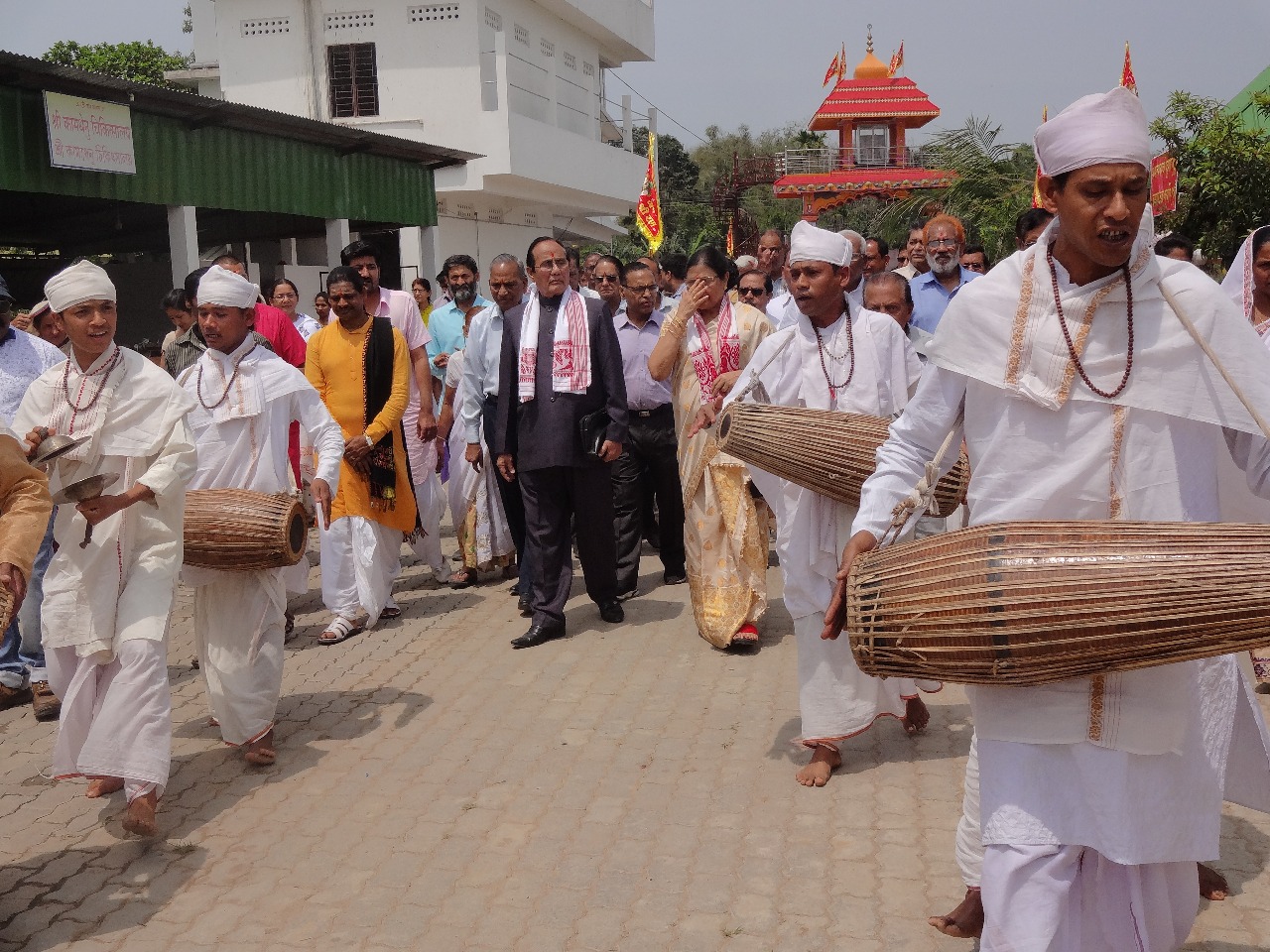 Procession with Traditional Musicians