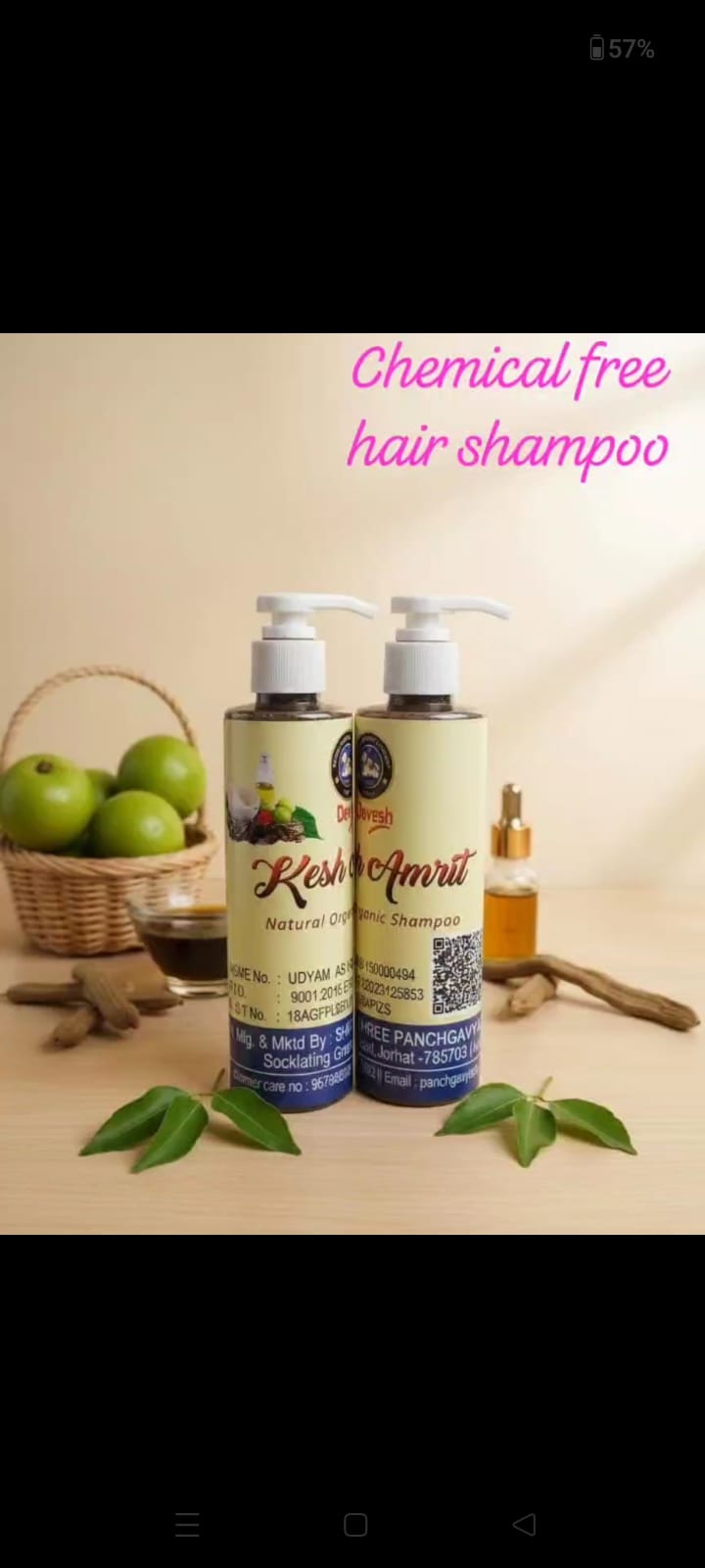 Kesh Amrit Natural Organic Shampoo